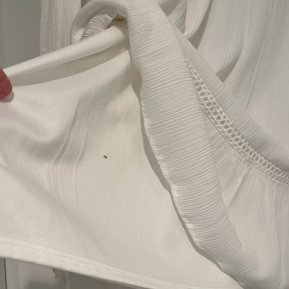 Xhilaration for Target White Dress Red Embroidery           Size M - Picture 4 of 7